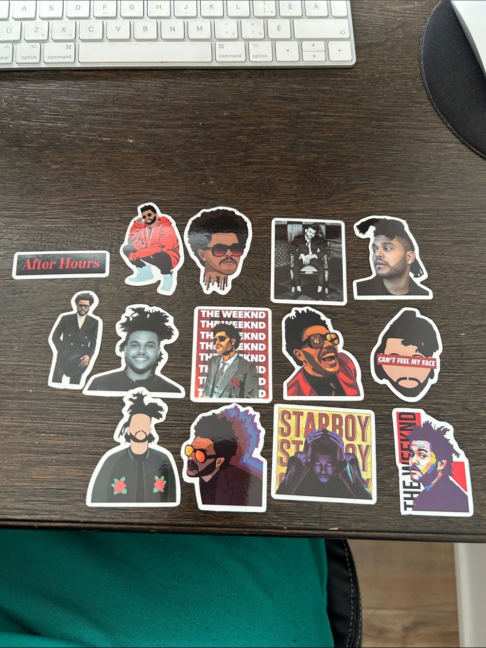 The Weeknd Sticker Pack - Assorted Graphic Stickers (pack of 10)